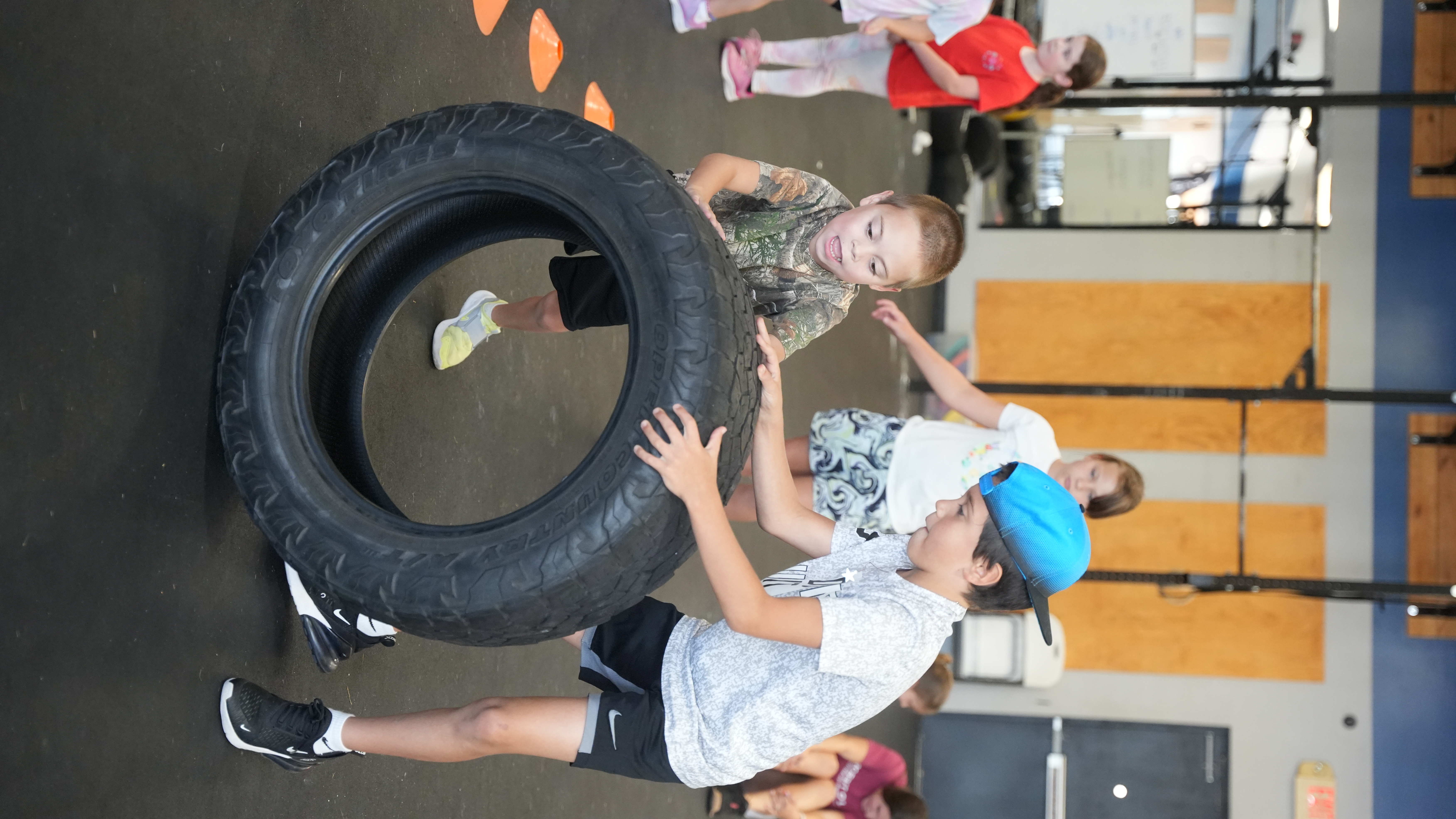 CrossFit OTL Kids Summer Camp in action